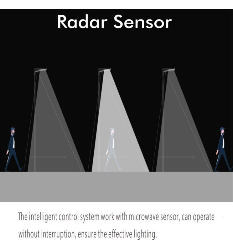 150W Solar Street Lights with PIR Sensor 5700K - Landscape Pathway Lighting - Solar Lighting