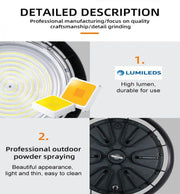 150W NEW TITAN LED UFO High Bay Light CCT - Lighting Fixtures - High Bays