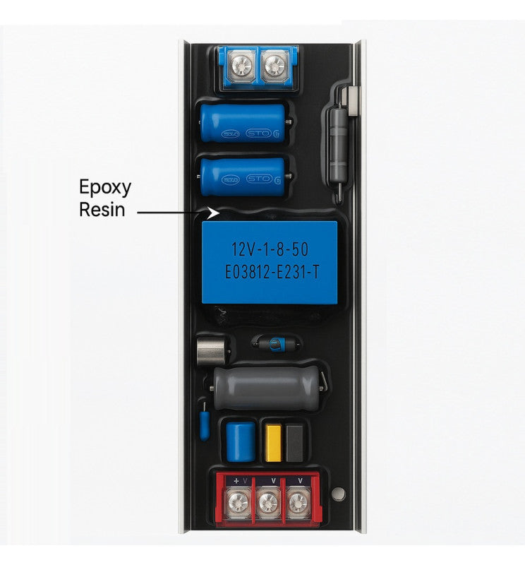 150W Power Supply 12V 8.3A Aluminum IP20 - Power Adapters & Chargers - Accessories