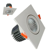 15W Recessed Adjustable LED Downlight in White UGR13 CRI92 - Lighting - Downlights