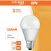 15W High Luminosity E27 LED Bulb with OSRAM Chip 4000K - E27 Bulb - Ledex Lighting UK