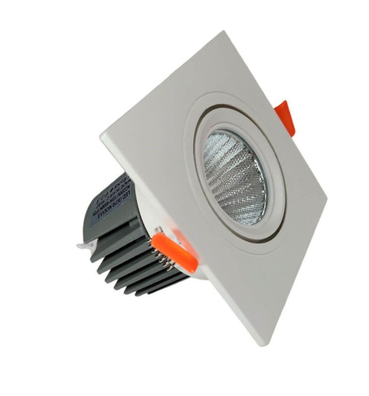 15W Recessed Adjustable LED Downlight in White UGR13 CRI92 - Lighting - Downlights