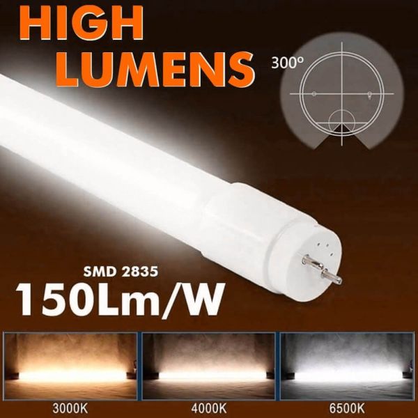 16W T8 LED Tube 120cm with OSRAM Chip 3000K - LED Tube
