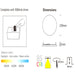 18W Frameless QUASAR LED Downlight with OSRAM Chip and 3 CCT - LED ceiling lighting - Ledex Lighting UK