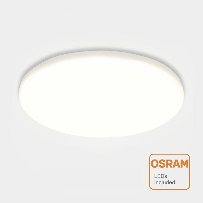 18W Frameless QUASAR LED Downlight with OSRAM Chip and 3 CCT - LED ceiling lighting - Ledex Lighting UK