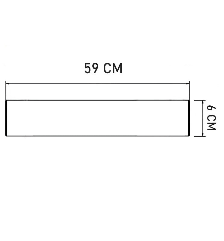 18W Linear BERGEN LED Batten 59cm 3 CCT - Lighting Fixtures - Battens