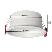 18W Round LED Downlight with OSRAM Chip 3 CCT UGR17 - Ceiling Light Fixtures - Downlights