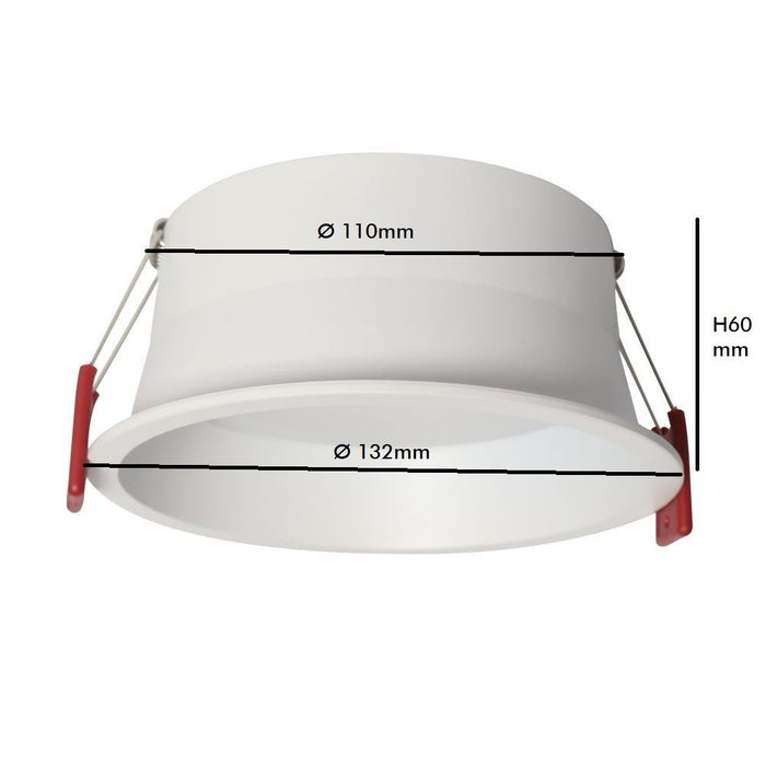 18W Round LED Downlight with OSRAM Chip UGR17 and 3 CCT - LED Panel - Ledex Lighting UK