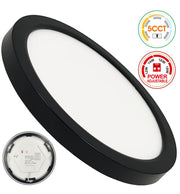 18W to 12W Adjustable Power BONN LED Downlight Black 5 CCT - Ceiling Light Fixtures - Bulkheads