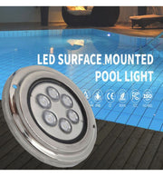 18W Underwater LED Light 12V DC IP68 Stainless Steel - Floating & Submersible Lights - Floodlights