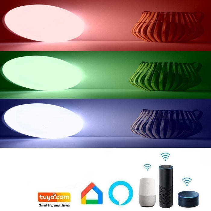 18W Stars-effect SMART Wi-Fi LED Ceiling Light with CCT and RGB - LED