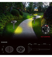 1W Outdoor Solar LED Garden Spike Light 3 CCT - Landscape Pathway Lighting - Solar Lighting
