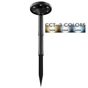 1W Outdoor Solar LED Garden Spike Light 3 CCT - Landscape Pathway Lighting - Solar Lighting