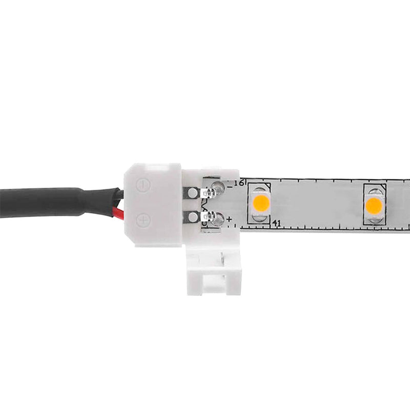 2 Pin Double End 10mm SMD LED Strip Cable Connector