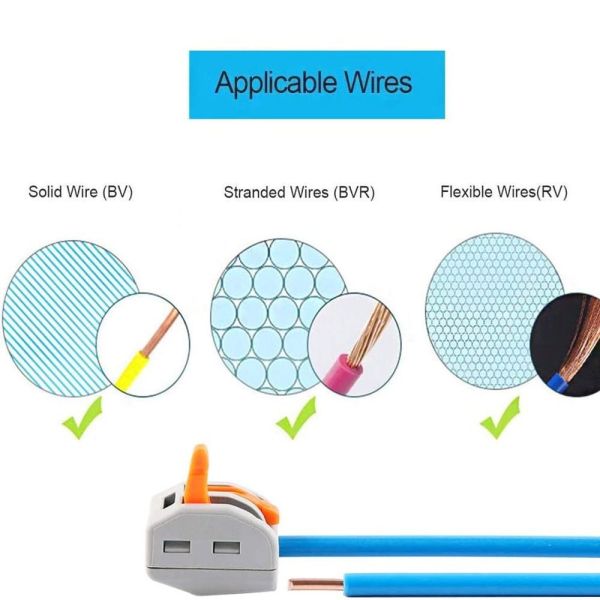 2 Way Lever Wire Connector - Wire Terminals & Connectors - Accessories