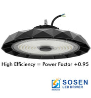 100W 150W 200W Dimmable BELGIUM LED UFO High Bay with SOSEN Driver - LED high bay