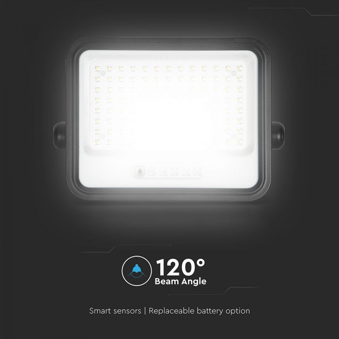 200W LED Solar Floodlight with Battery Indicator 7CCT IP65 - Flood & Spot Lights - Solar Lighting