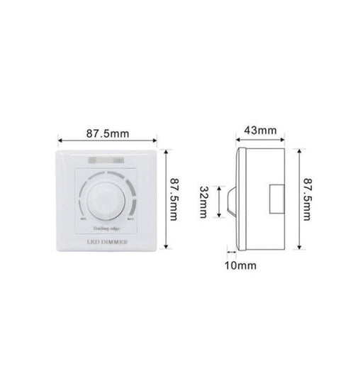 200W Triac LED Dimmer Switch with IR Remote Control - Light Switches - Accessories