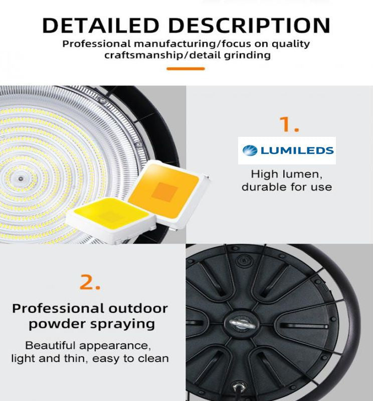 150W NEW TITAN LED UFO High Bay Light CCT