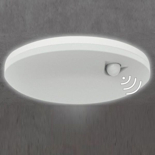 20W Outdoor LED Ceiling Light with Motion Sensor 4000K - LED ceiling