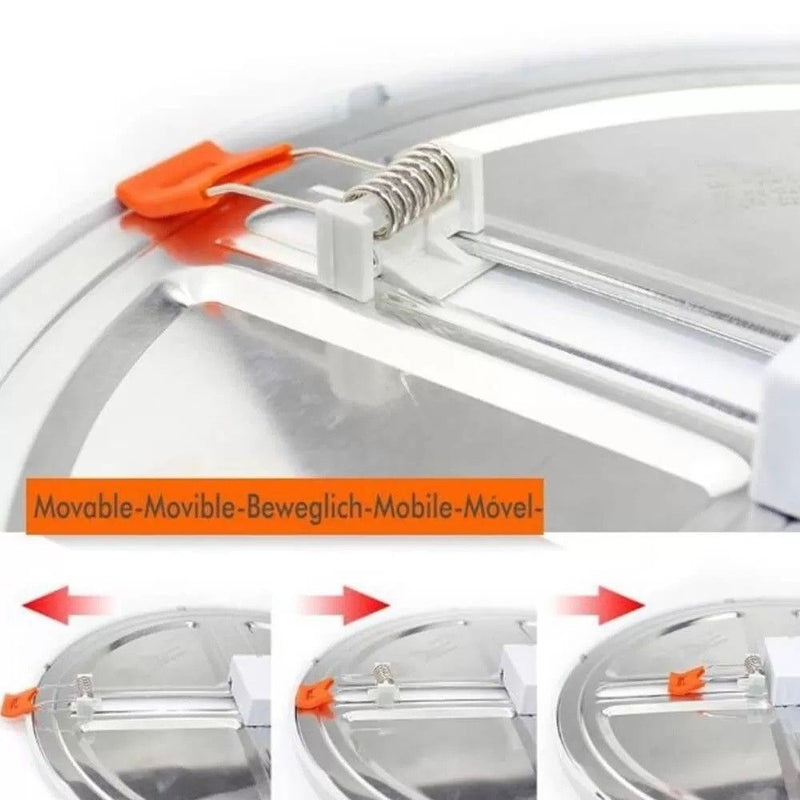 20W Adjustable Slim LED Downlight 4000K - Ceiling Light Fixtures - Downlights