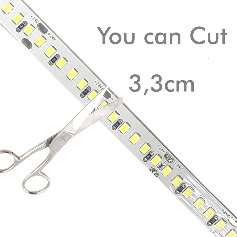 20W Indoor LED Strip Light 5m 24V 4000K - Light Ropes & Strings - Strip Lights