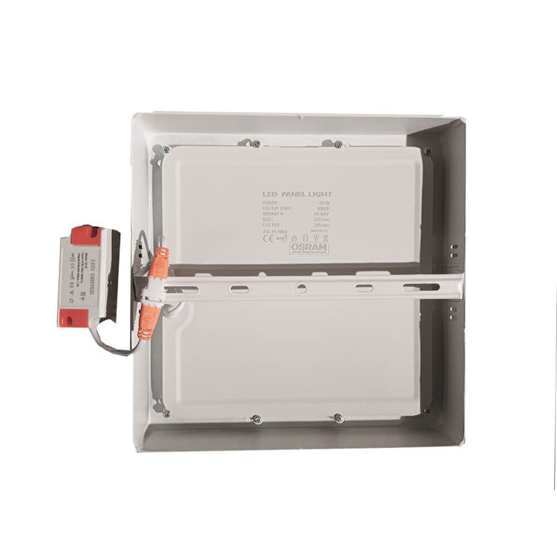 20W Square LED Surface Ceiling Light 6000K - LED ceiling lighting