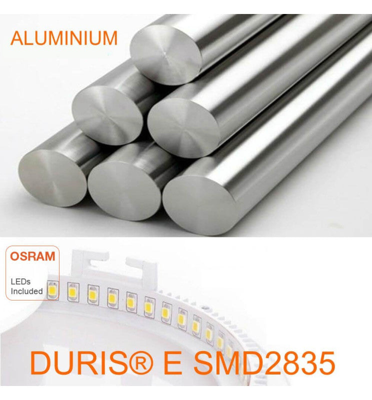 20W Round Recessed Slim LED Downlight with OSRAM Chip 5700K - LED ceiling lighting