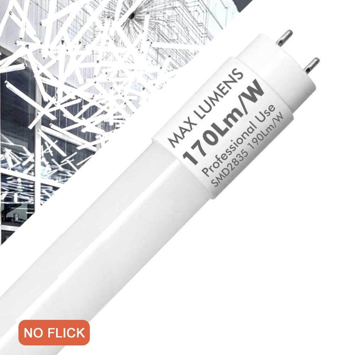 20W Max Lumens T8 LED Tube 120cm 4000k - LED Tube - Ledex Lighting UK