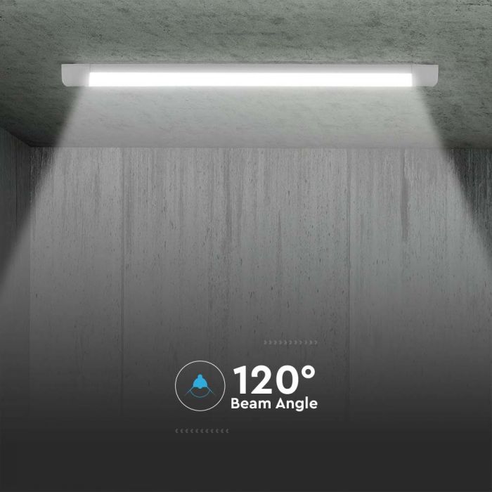 20W Prismatic LED Batten 566mm 4000K 6 Years warranty - Lighting Fixtures - Battens