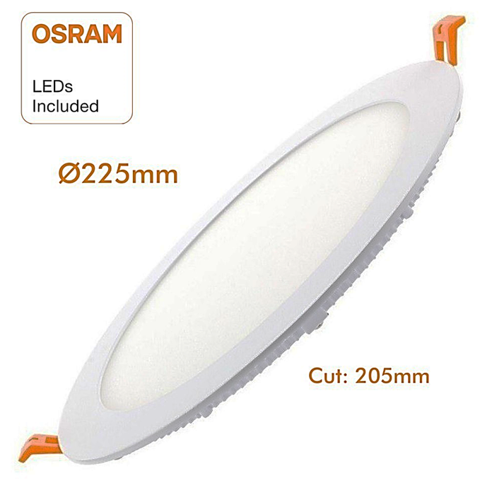 20W Slim Round LED Downlight with OSRAM Chip and 6000K - LED ceiling