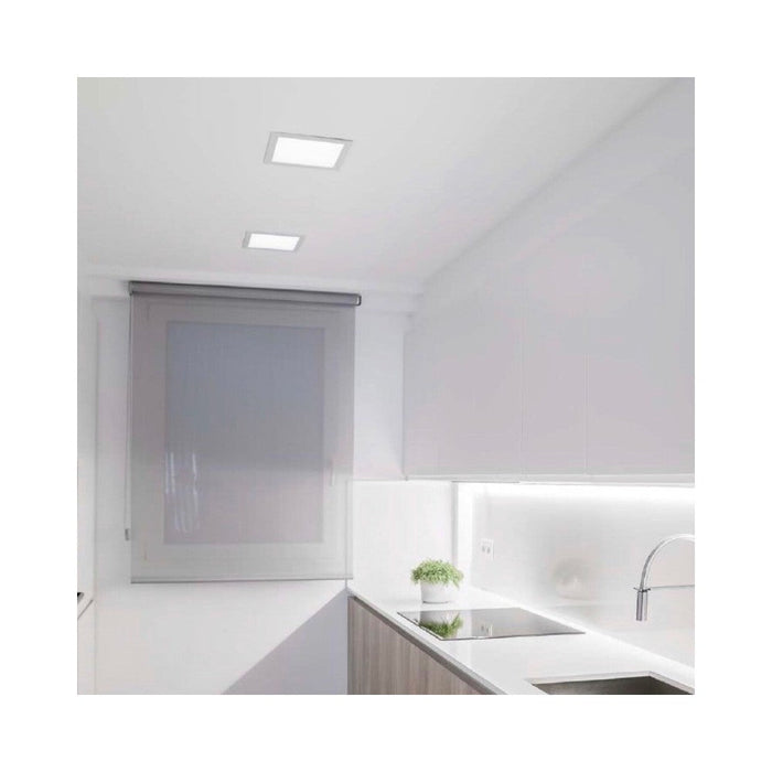 20W Slim Square Recessed LED Ceiling Light 6000K - LED ceiling lighting - Ledex Lighting UK