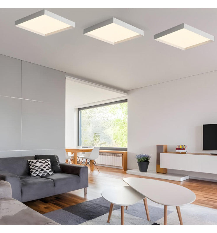 20W Square LED Ceiling Light with OSRAM Chip 4000K - Ceiling Light Fixtures - Panels