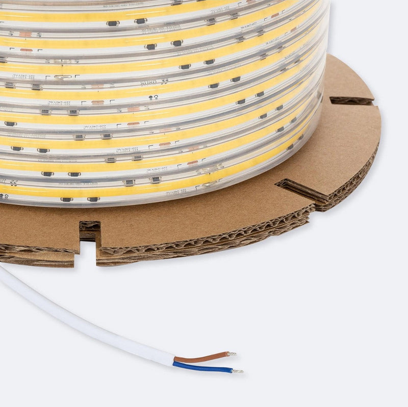 220V Dimmable COB LED Strip 560LED/m IP65 - High Lumens - 50m - Light Ropes & Strings - Strip Lights