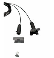 22W Linear MILANO LED Pendant Light 1.5m in Black 4000K - Ceiling Light Fixtures - Battens
