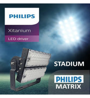 240W LED Floodlight PHILIPS Xitanium STADIUM MATRIX Bridgelux Chip - Philips Driver 160Lm/w 5000K - Flood & Spot Lights