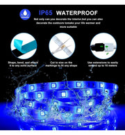 24W Dimmable Smart WiFi LED Strip 5m 12V with Remote Control - Light Ropes & Strings - Strip Lights