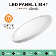 24W-18W-12W Circular LED Ceiling Light NEW MOSS 3CCT IP44 - Ceiling Light Fixtures - Downlights