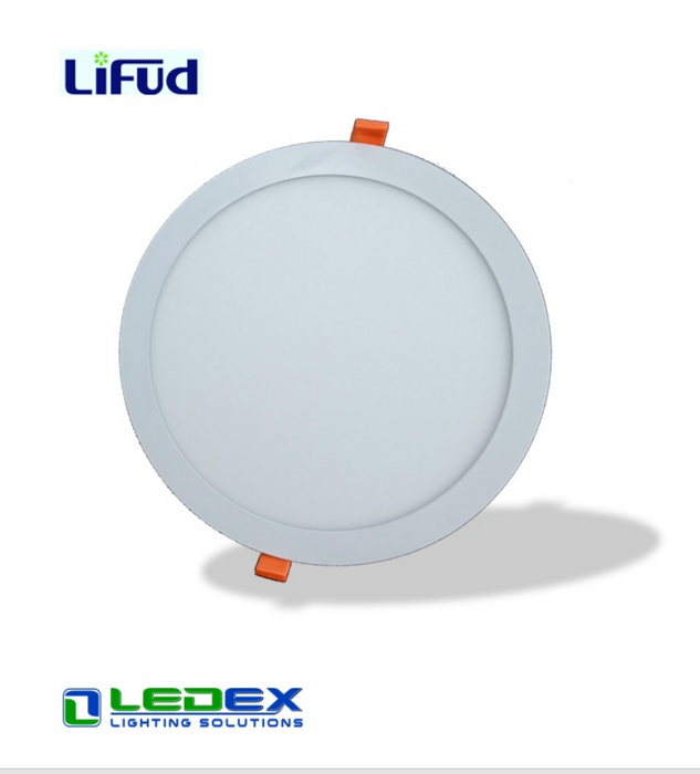 24W AMY Slim 300mm Round LED Panel 4000K - LED Panel - Ledex Lighting UK