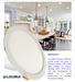 24W AMY Slim 300mm Round LED Panel 4000K - LED Panel - Ledex Lighting UK