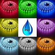 24W Dimmable Smart WiFi LED Strip 5m 12V with Remote Control - Light Ropes & Strings - Strip Lights