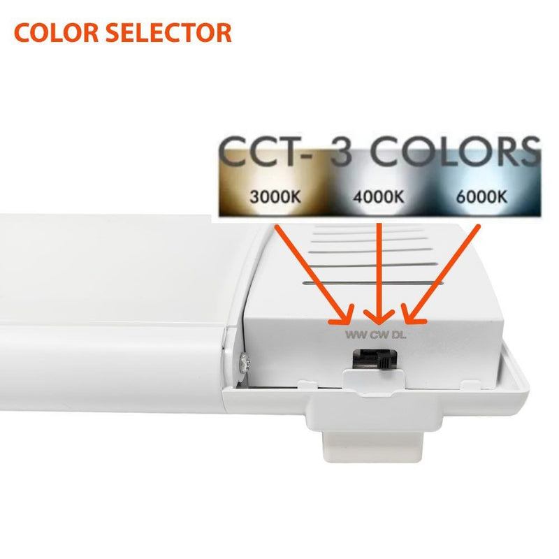 24W Integrated LED Batten Light 60cm with OSRAM Chip 3 CCT - Ceiling Light Fixtures - Battens