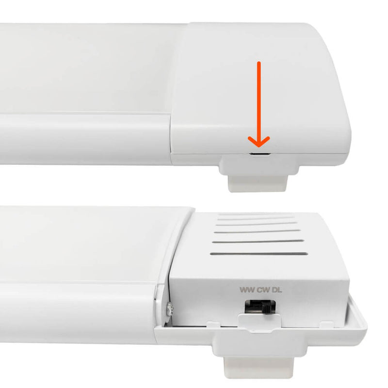 24W Integrated LED Batten Light 60cm with OSRAM Chip 3 CCT - Ceiling Light Fixtures - Battens