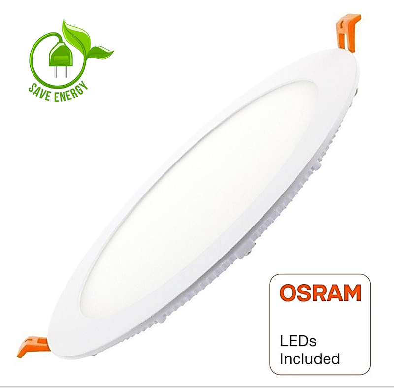 24W Slim Circular Recessed LED Downlight 3000K - LED Downlight