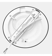 24W Round MOSS LED Ceiling Light BLACK with Adjustable Cut Out 3 CCT - Ceiling Light Fixtures - Panels