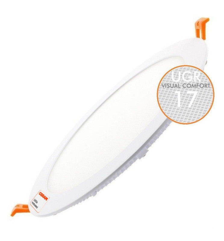 24W Slim Circular Recessed LED Downlight OSRAM Chip 4000K Cut-out 205mm