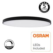 24W Surface Mounted NARVIK LED Ceiling Light Black 4000K - Ceiling Light Fixtures - Downlights