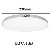 24W Surface Mounted NARVIK LED Ceiling Light Silver 4000K - Ceiling Light Fixtures - Downlights