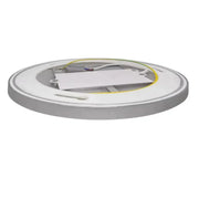 24W Surface Mounted NARVIK LED Ceiling Light Silver 4000K - Ceiling Light Fixtures - Downlights