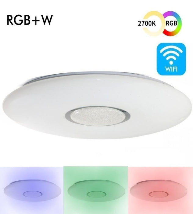 24W WiFi SMART RGB CCT LED Ceiling Light Dimmable - LED ceiling